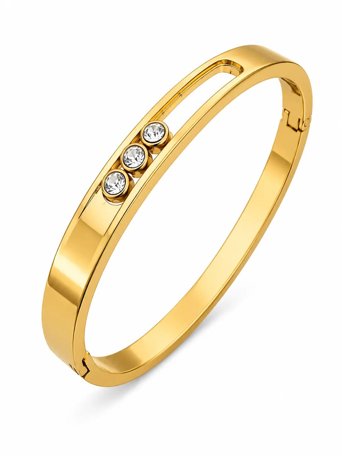 Niyanara Minimalist Sparkle Bangle