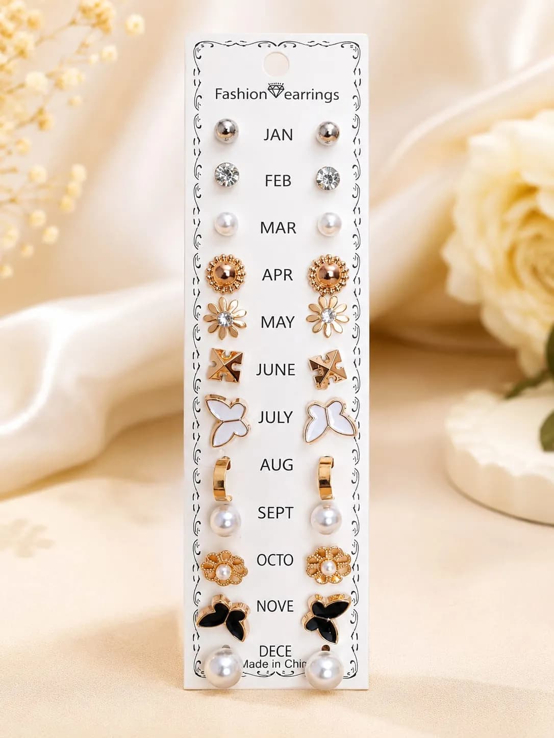 Niyanara Twelve Treasure Stud Set