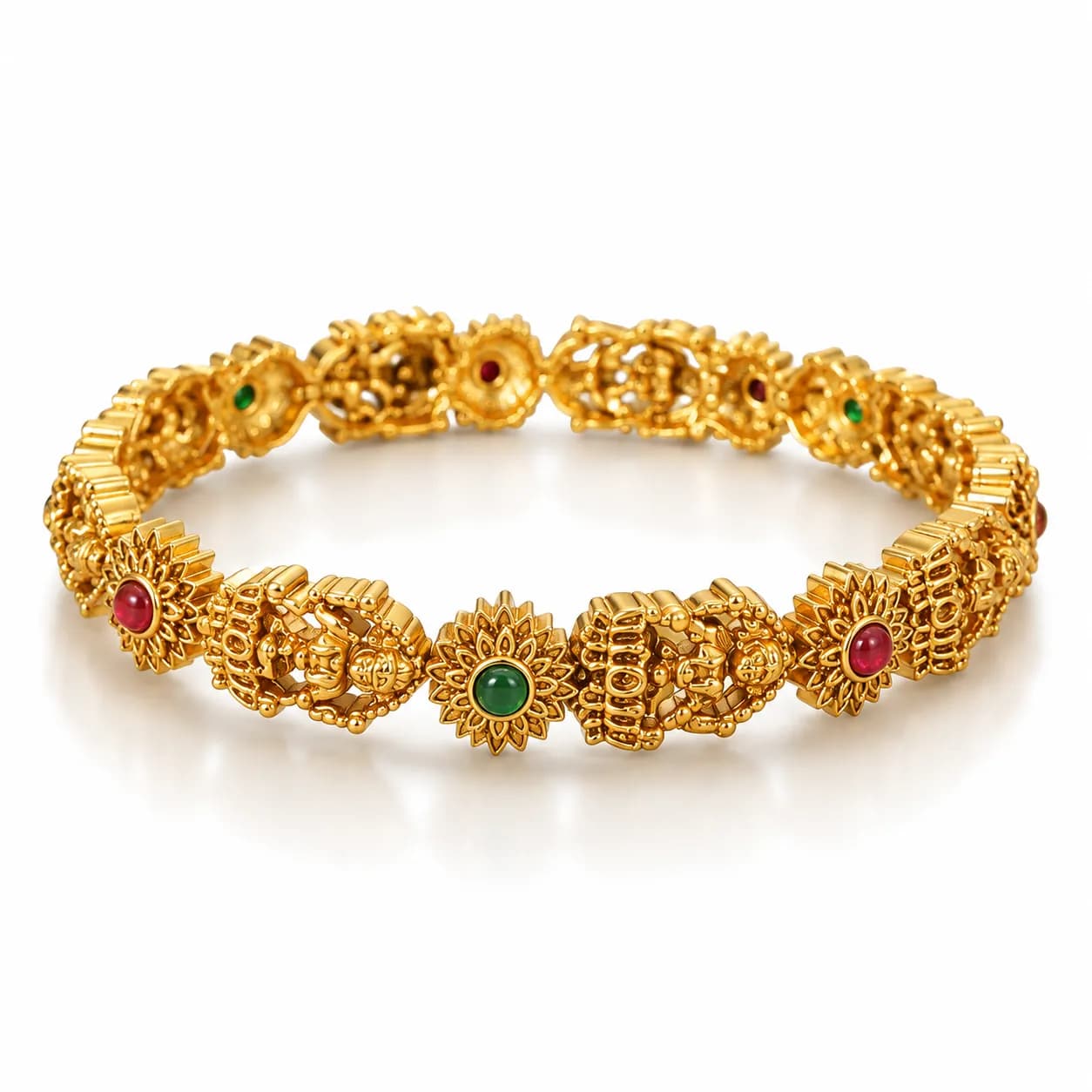 Divine Ruby Vine Fancy Bangle