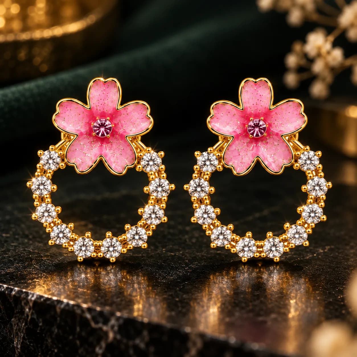 Blossom Luxe Korean inspired Earrings