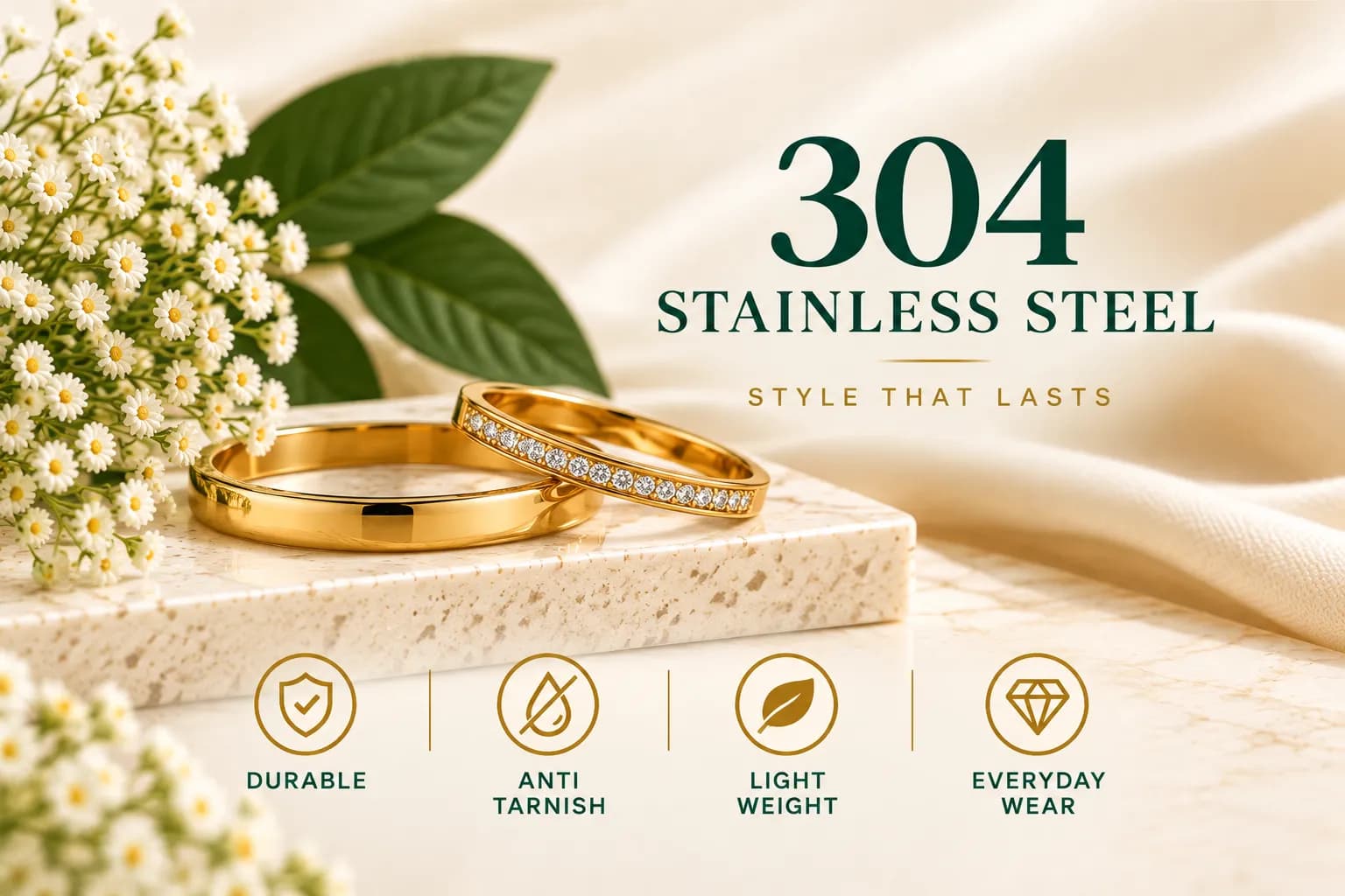 304 STAINLESS STEEL