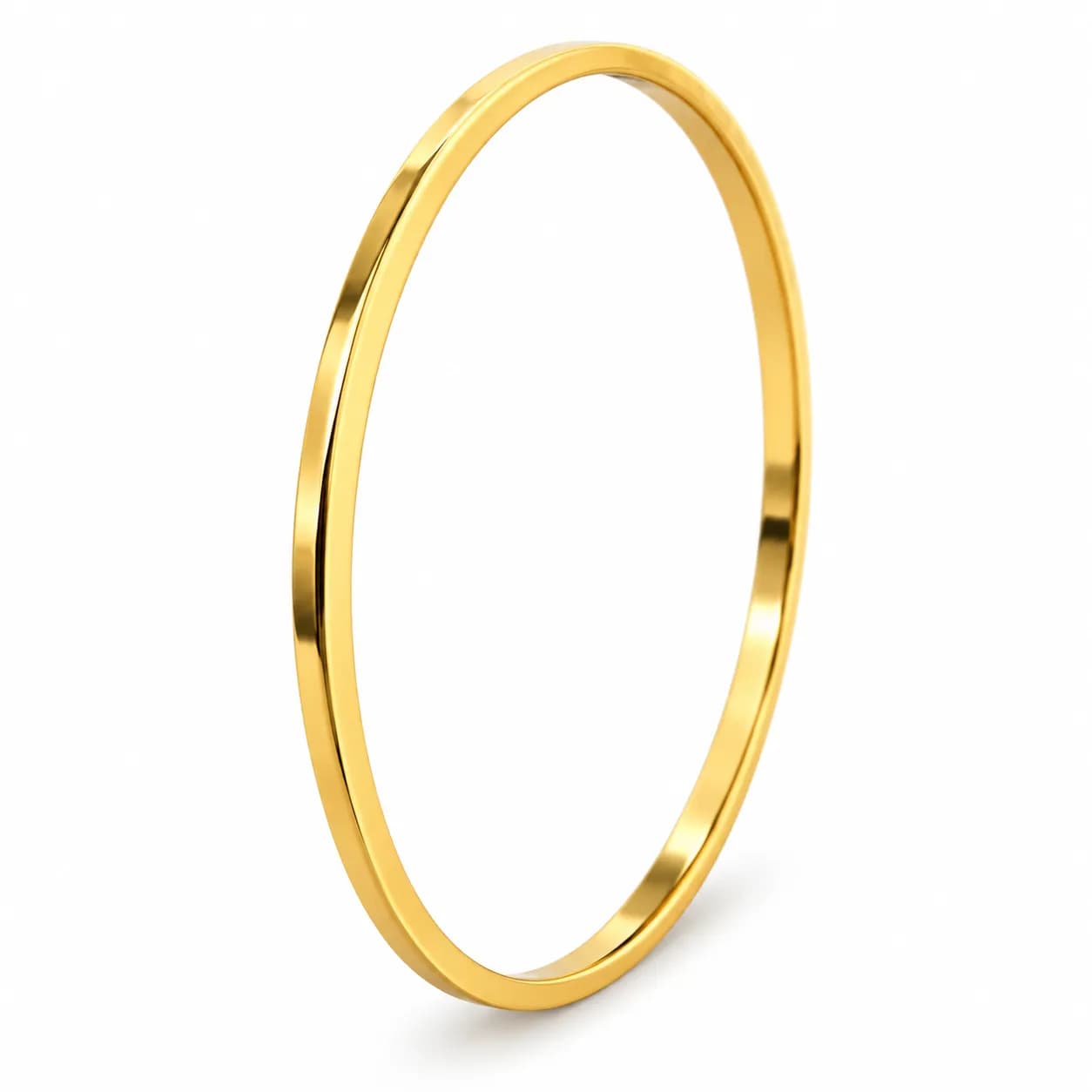 Elegant Gold Tone Bangle